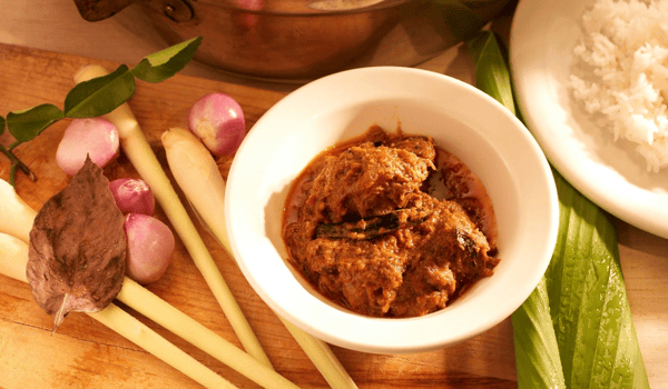 Beef Rendang Nasi Campur Bento Delivery