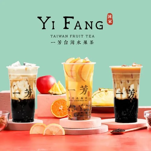 Yi Fang Taiwan Authentic Bubble Tea for office delivery and bulk orders in Singapore