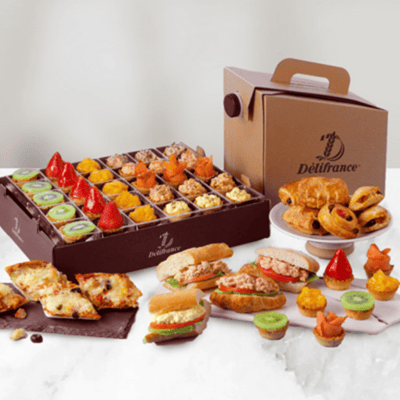 Delifrance tea break and sharing platters Singapore.